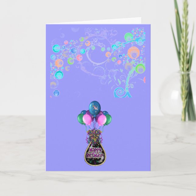 Alles Gute zum Geburtstag Karte (Vorderseite)