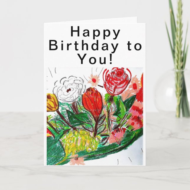 Alles Gute zum Geburtstag! Karte (Vorderseite)