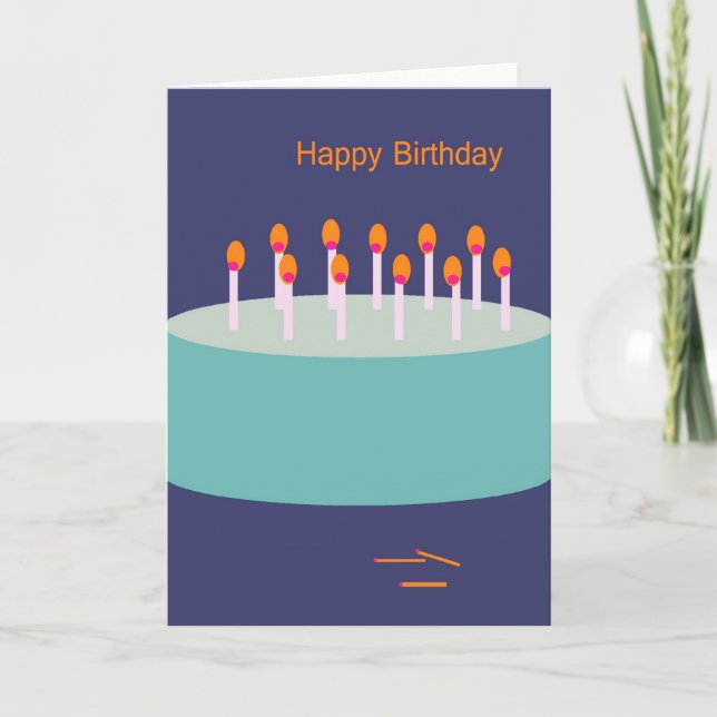 Alles Gute zum Geburtstag Karte (Vorderseite)