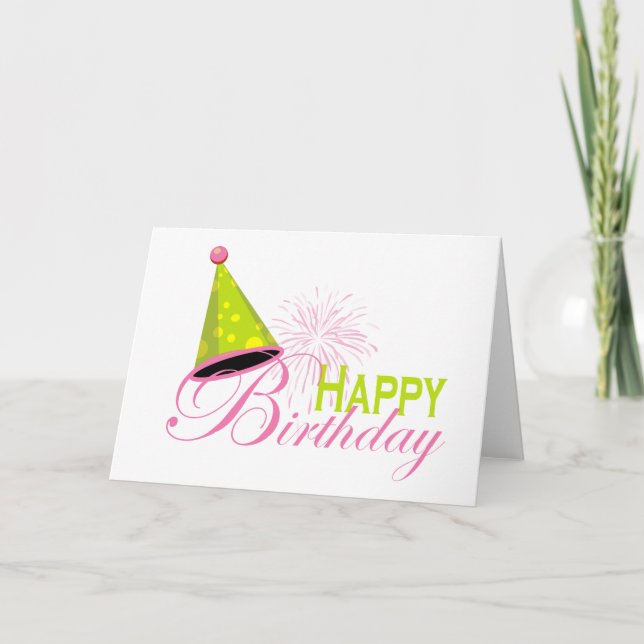 Alles Gute zum Geburtstag Karte (Vorderseite)