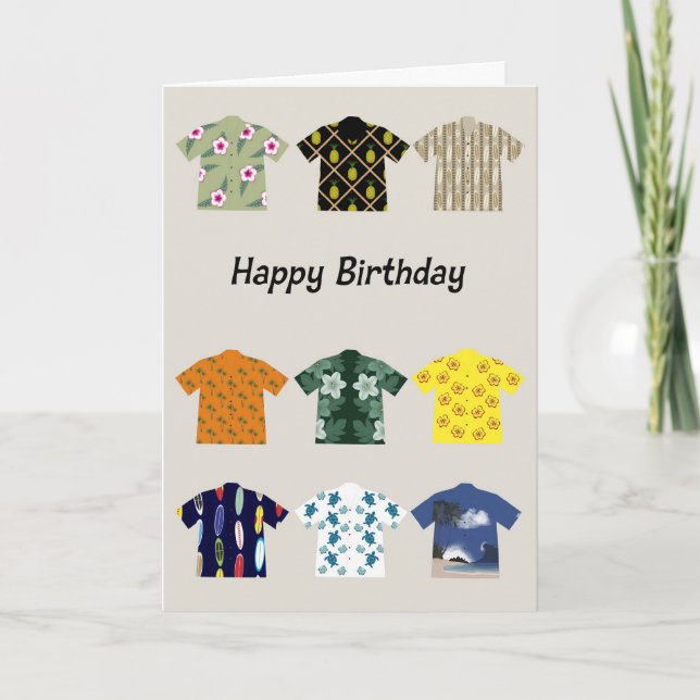 Alles Gute zum Geburtstag Karte (Vorderseite)
