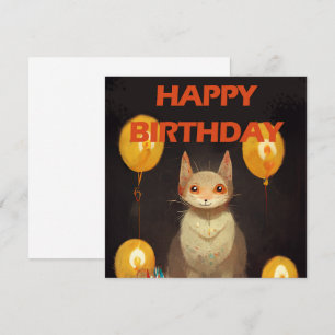 Alles Gute zum Geburtstag! - KatzenParty Einladung