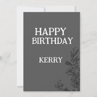 Alles Gute zum Geburtstag Kerry Einladung