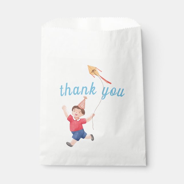 Alles Gute zum Geburtstag Kindergarten Vielen Dank Geschenktütchen (Vorderseite)