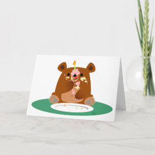 Alles Gute zum Geburtstag, kleiner Bär!! Karte