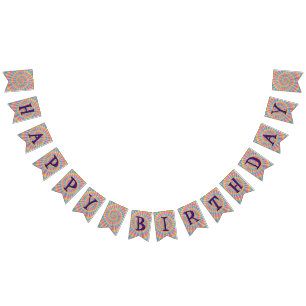 Alles Gute zum Geburtstag Lasst uns die Gefärbte K Wimpelkette
