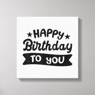 Alles Gute zum Geburtstag Leinwanddruck