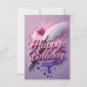 Alles Gute zum Geburtstag Liebes Herz Karte