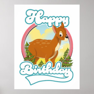 Alles Gute zum Geburtstag Logo Poster
