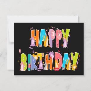 Alles Gute zum Geburtstag Lustiger Katzenliebhaber Postkarte