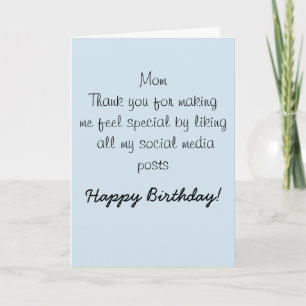 Alles Gute zum Geburtstag Mama Mutter Humor Lustig Karte