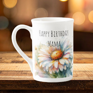 Alles Gute zum Geburtstag Mama Prozellantasse