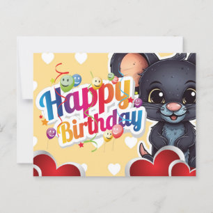 Alles Gute zum Geburtstag! Maus Postkarte