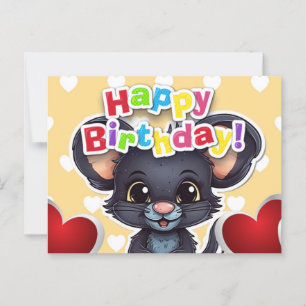 Alles Gute zum Geburtstag! Maus Postkarte