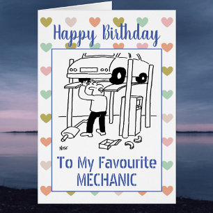 Alles Gute zum Geburtstag Mechaniker