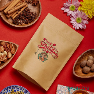 Alles Gute zum Geburtstag mit Foto Minimal Classic Geschenktütchen