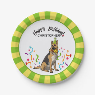 Alles Gute zum Geburtstag mit Pappteller
