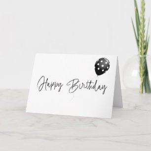 Alles Gute zum Geburtstag mit Polka Dot Balloon Karte