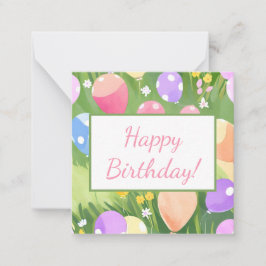 Alles Gute zum Geburtstag! Mitteilungskarte