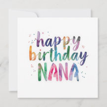 Alles Gute zum Geburtstag Nana
