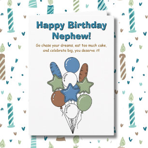 Alles Gute zum Geburtstag Neffe Sentimental Karte