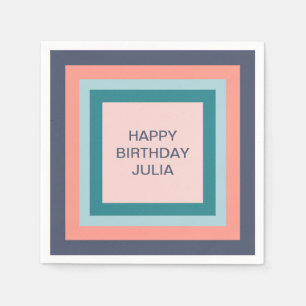 Alles Gute zum Geburtstag, Palettenplätze in Stran Serviette