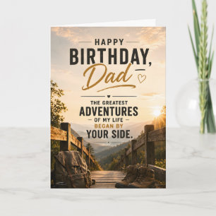 Alles Gute zum Geburtstag Papa Zitat Rustikales Ab Karte