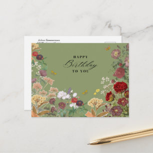 Alles Gute zum Geburtstag Postkarte