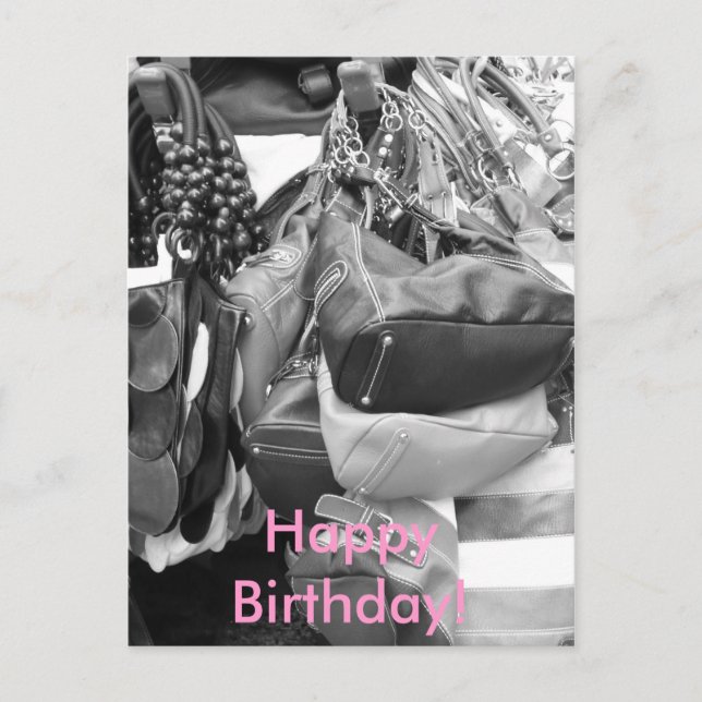 Alles Gute zum Geburtstag! Postkarte (Vorderseite)