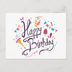Alles Gute zum Geburtstag Postkarte