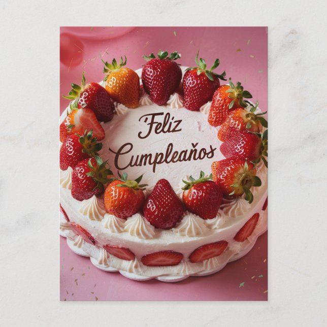 Alles Gute zum Geburtstag  Postkarte (Vorderseite)