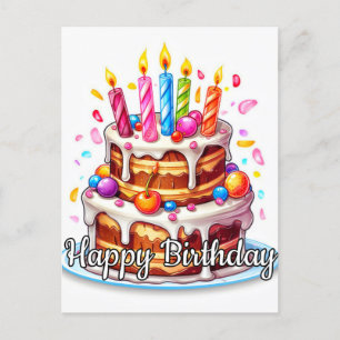 Alles Gute zum Geburtstag Postkarte