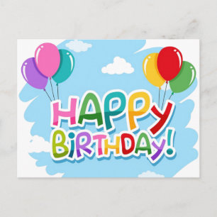 Alles Gute zum Geburtstag Postkarte