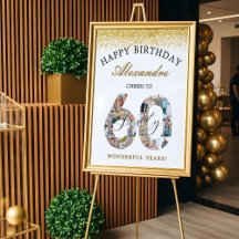 Alles Gute zum Geburtstag – Prost auf 60 Jahre Fot
