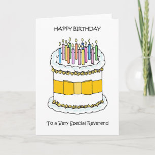 Alles Gute zum Geburtstag, Reverend Karte