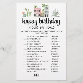 Alles Gute zum Geburtstag rund um die Welt