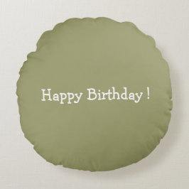 Alles Gute zum Geburtstag! Rundes Kissen