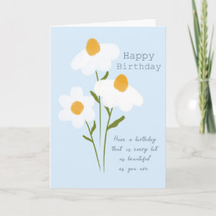 Alles Gute zum Geburtstag Schön Aufrichtig Herzlic Karte