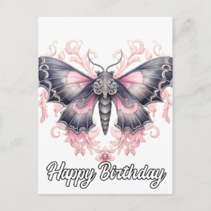 Alles Gute zum Geburtstag   Schöne Schmetterlings- Postkarte