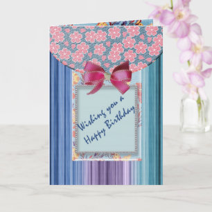 Alles Gute zum Geburtstag Scrapbook Karte