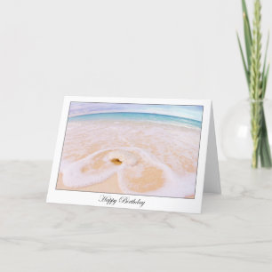 Alles Gute zum Geburtstag Seashell Beach Karte