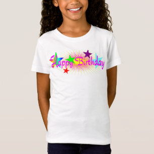 Alles Gute zum Geburtstag & Sterne - T-Shirt