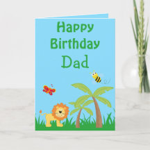 Alles Gute zum Geburtstag Vater Safari Löwe Ihr Fo