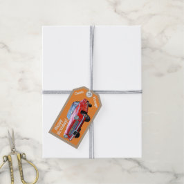 Alles Gute zum Geburtstag 'Vintage Car' - Geschenk Geschenkanhänger