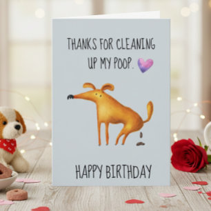 Alles Gute zum Geburtstag vom Hund, der meinen Kac Karte