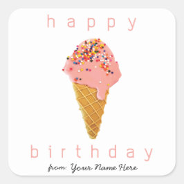 Alles Gute zum Geburtstag von Custom Stickers Ice