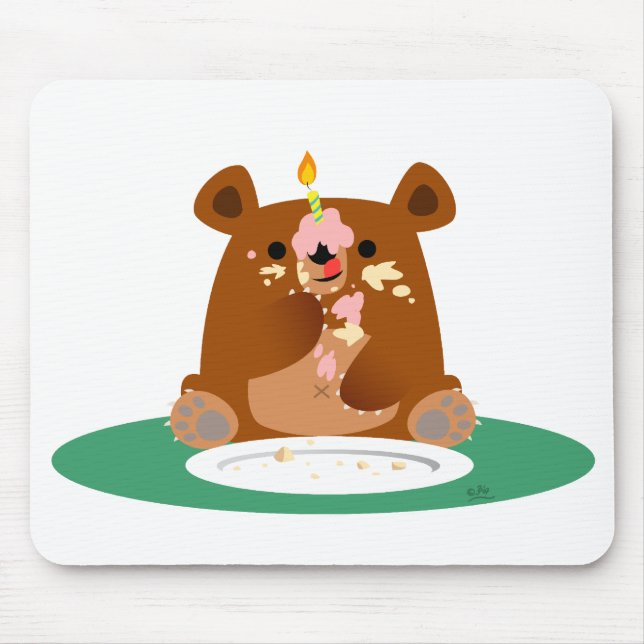Alles Gute zum Geburtstag, wenig Bär!! Mousepad (Vorne)