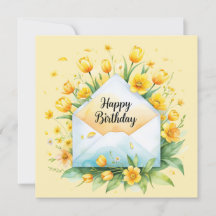 Alles Gute zum Geburtstag & wunderschöner Blumenst