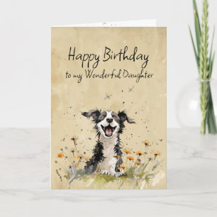 Alles Gute zum Geburtstag wundervolle Tochter Karte