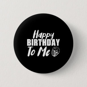 Alles Gute zum Geburtstag zum Eishockey-Eishockeys Button